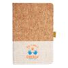 Cork And Heathered Fabric Hardcover Journal 5.5" X 8.25" Thumbnail