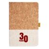 Cork And Heathered Fabric Hardcover Journal 5.5" X 8.25" Thumbnail