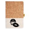 Cork And Heathered Fabric Hardcover Journal 5.5" X 8.25" Thumbnail