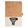 Cork And Heathered Fabric Hardcover Journal 5.5" X 8.25" Thumbnail