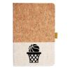 Cork And Heathered Fabric Hardcover Journal 5.5" X 8.25" Thumbnail