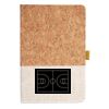 Cork And Heathered Fabric Hardcover Journal 5.5" X 8.25" Thumbnail