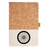 Cork And Heathered Fabric Hardcover Journal 5.5" X 8.25" Thumbnail