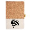 Cork And Heathered Fabric Hardcover Journal 5.5" X 8.25" Thumbnail