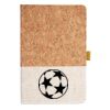 Cork And Heathered Fabric Hardcover Journal 5.5" X 8.25" Thumbnail