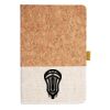Cork And Heathered Fabric Hardcover Journal 5.5" X 8.25" Thumbnail