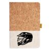 Cork And Heathered Fabric Hardcover Journal 5.5" X 8.25" Thumbnail