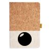 Cork And Heathered Fabric Hardcover Journal 5.5" X 8.25" Thumbnail