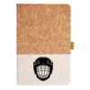Cork And Heathered Fabric Hardcover Journal 5.5" X 8.25" Thumbnail