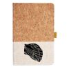 Cork And Heathered Fabric Hardcover Journal 5.5" X 8.25" Thumbnail