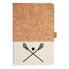 Cork And Heathered Fabric Hardcover Journal 5.5" X 8.25" Thumbnail