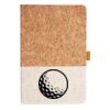 Cork And Heathered Fabric Hardcover Journal 5.5" X 8.25" Thumbnail