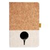 Cork And Heathered Fabric Hardcover Journal 5.5" X 8.25" Thumbnail