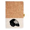 Cork And Heathered Fabric Hardcover Journal 5.5" X 8.25" Thumbnail