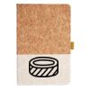 Cork And Heathered Fabric Hardcover Journal 5.5" X 8.25" Thumbnail
