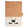 Cork And Heathered Fabric Hardcover Journal 5.5" X 8.25" Thumbnail