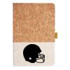 Cork And Heathered Fabric Hardcover Journal 5.5" X 8.25" Thumbnail
