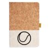 Cork And Heathered Fabric Hardcover Journal 5.5" X 8.25" Thumbnail
