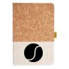 Cork And Heathered Fabric Hardcover Journal 5.5" X 8.25" Thumbnail