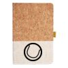 Cork And Heathered Fabric Hardcover Journal 5.5" X 8.25" Thumbnail