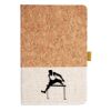 Cork And Heathered Fabric Hardcover Journal 5.5" X 8.25" Thumbnail