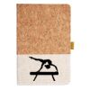 Cork And Heathered Fabric Hardcover Journal 5.5" X 8.25" Thumbnail