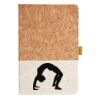 Cork And Heathered Fabric Hardcover Journal 5.5" X 8.25" Thumbnail