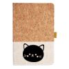 Cork And Heathered Fabric Hardcover Journal 5.5" X 8.25" Thumbnail