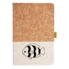 Cork And Heathered Fabric Hardcover Journal 5.5" X 8.25" Thumbnail