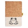 Cork And Heathered Fabric Hardcover Journal 5.5" X 8.25" Thumbnail