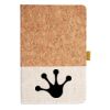 Cork And Heathered Fabric Hardcover Journal 5.5" X 8.25" Thumbnail