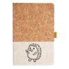 Cork And Heathered Fabric Hardcover Journal 5.5" X 8.25" Thumbnail