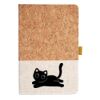 Cork And Heathered Fabric Hardcover Journal 5.5" X 8.25" Thumbnail