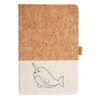 Cork And Heathered Fabric Hardcover Journal 5.5" X 8.25" Thumbnail