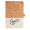 Cork And Heathered Fabric Hardcover Journal 5.5" X 8.25" Thumbnail