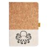 Cork And Heathered Fabric Hardcover Journal 5.5" X 8.25" Thumbnail
