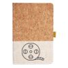 Cork And Heathered Fabric Hardcover Journal 5.5" X 8.25" Thumbnail
