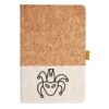 Cork And Heathered Fabric Hardcover Journal 5.5" X 8.25" Thumbnail