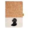 Cork And Heathered Fabric Hardcover Journal 5.5" X 8.25" Thumbnail