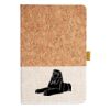 Cork And Heathered Fabric Hardcover Journal 5.5" X 8.25" Thumbnail