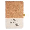 Cork And Heathered Fabric Hardcover Journal 5.5" X 8.25" Thumbnail