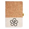 Cork And Heathered Fabric Hardcover Journal 5.5" X 8.25" Thumbnail
