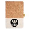 Cork And Heathered Fabric Hardcover Journal 5.5" X 8.25" Thumbnail
