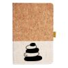 Cork And Heathered Fabric Hardcover Journal 5.5" X 8.25" Thumbnail