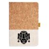 Cork And Heathered Fabric Hardcover Journal 5.5" X 8.25" Thumbnail