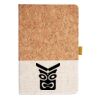 Cork And Heathered Fabric Hardcover Journal 5.5" X 8.25" Thumbnail