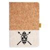 Cork And Heathered Fabric Hardcover Journal 5.5" X 8.25" Thumbnail