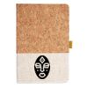 Cork And Heathered Fabric Hardcover Journal 5.5" X 8.25" Thumbnail
