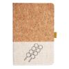 Cork And Heathered Fabric Hardcover Journal 5.5" X 8.25" Thumbnail