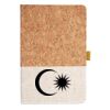 Cork And Heathered Fabric Hardcover Journal 5.5" X 8.25" Thumbnail